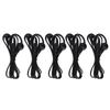 5pcs Electrode Wire Black 2.5mm Plug Electrode   Wire for TENS Machine Digital Treatment Machine 3.9ft