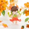 Jade Hairpin Snow Lotus Cherry Blossom Figurine Toy - Chinese Style Gift for Girls