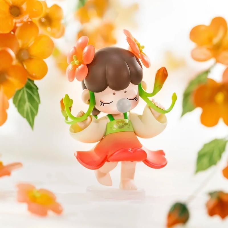 Jade Hairpin Snow Lotus Cherry Blossom Figurine Toy - Chinese Style Gift for Girls