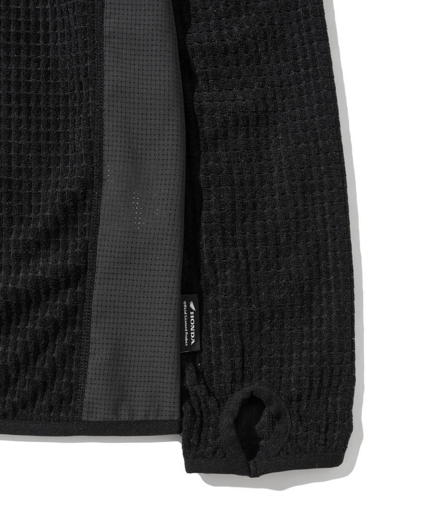 Phyps Motorcycle H-Tech Grid Fleece Ventilation Hoodie Zip-Up