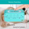 Alarm Clock Desktop Digital Clock LCD Large Screen Temperature Calendar Nightlight Wake-up Student Snooze Clock 12/24H Bedrooms
