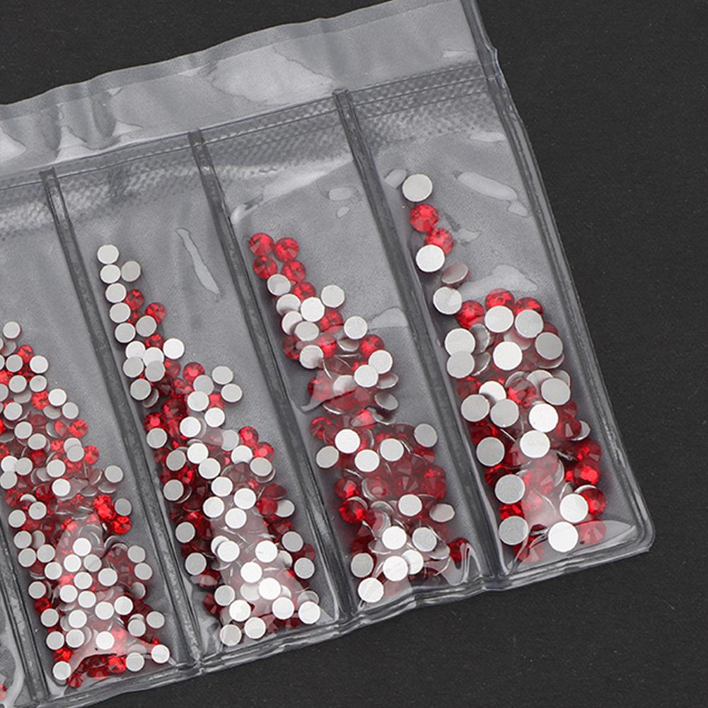   Colorful   Glass Nail Art Rhinestons Decoration Costumes Material Package(Silver)
