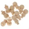 Blank DIY Wooden Snowman Peg Dolls Wedding of 10
