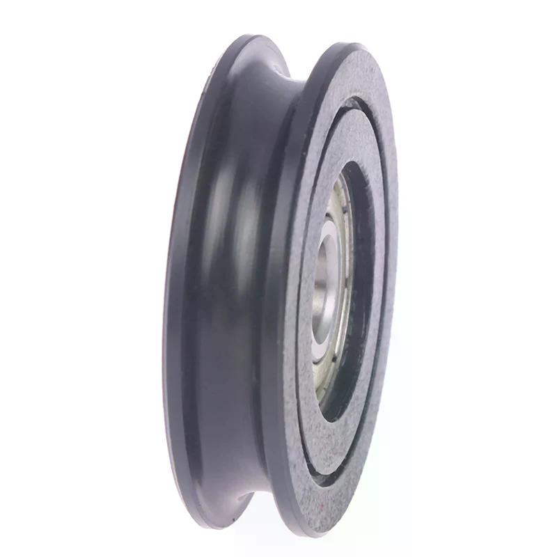 Ruota a Gola a U per Cuscinetto a Sfere POM 8x40x10MM Puleggia Rullino 608ZZ Ruota Delrin