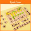 Math Number Wooden Calculation Cognition Block Game Board Children Toy Puzzle