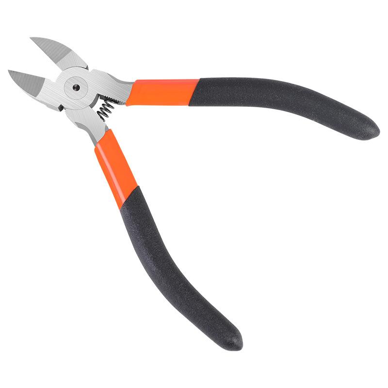 1Pcs 5 inch Precision Flush Cutter Sharp Diagonal Cutting Pliers for Metal Wire Cable Plastic Gate Electronics Repair DIY Tool