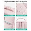 BAGSMART Makeup Box Cosmetic Pouch Large Capacity Travel Portable Popular Multifunctional Larger Storage