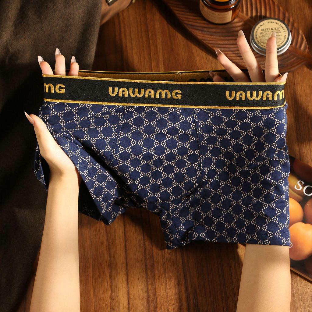 Classic Men's Pure Cotton Antibacterial Boxer Briefs
