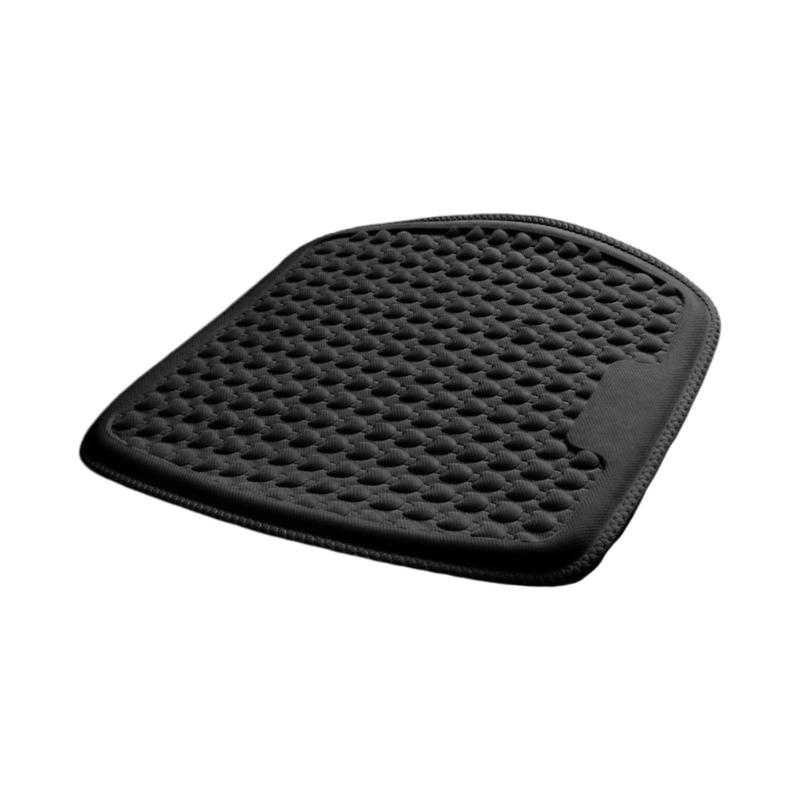 Ventilated Breathable Ice Cooling Car Seat Pad With Mesh And Spinal Support For Hot Weather Comfort Extended Driving
