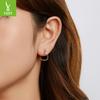 S925 Sterling Silver Wavy Line Ear Buckle, Simple And Exquisite Sterling Silver Whole Body Earrings Earrings