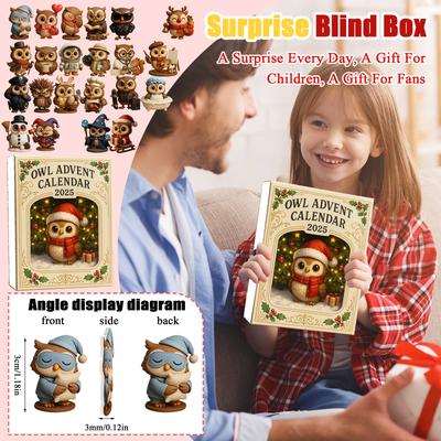 2D Acrylic Pendant Surprise Box, Advent Calendar, Surprise For Friends And Family