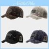 Retro Style Adjustable Cotton Baseball Hat With Embroidery For Summer Outings