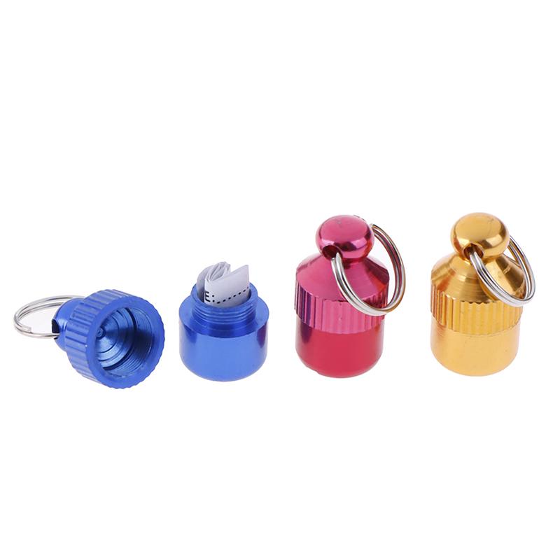 Anti-Lost Pet Dog Cat Id Name Address Mini Label Tag Storage Barrel Tube Random