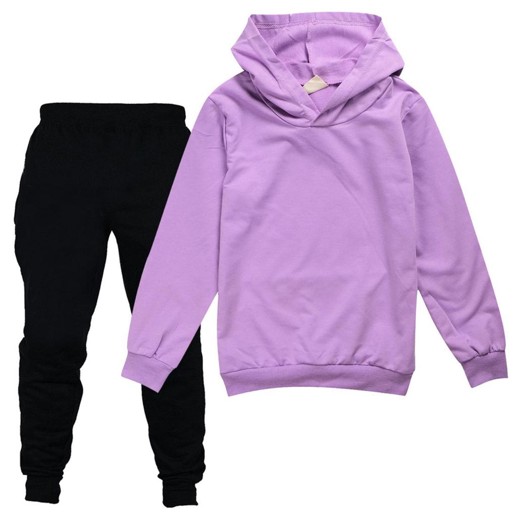 Kids' Hooded Sweatshirt & Pants Set - Spring/Autumn Collection A4007