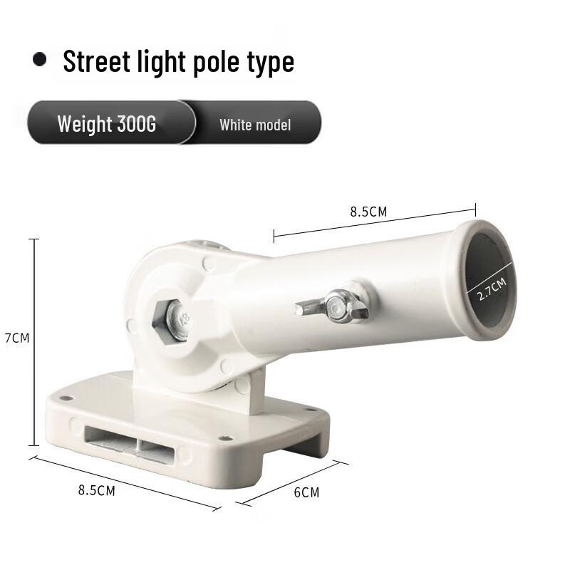 tAcplum Aluminum Alloy 45-Degree Flag Pole Base