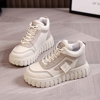 Dicker Boden Herbst Neue Vielseitige Koreanische Casual Damen Sport Board Schuhe
