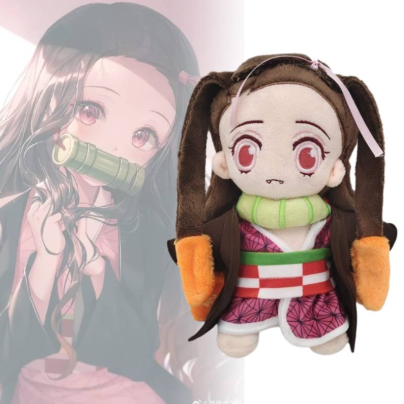 Demon Kamado Slayer Nezuko Plush Toy Stuffed Anime Doll Kids Gift Pp Cotton Fill