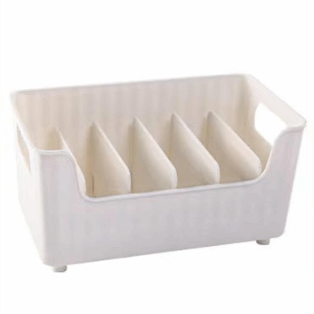 Clear Plastic Food Storage Organizer Large Capacity Spice Storage Box Snack Storage