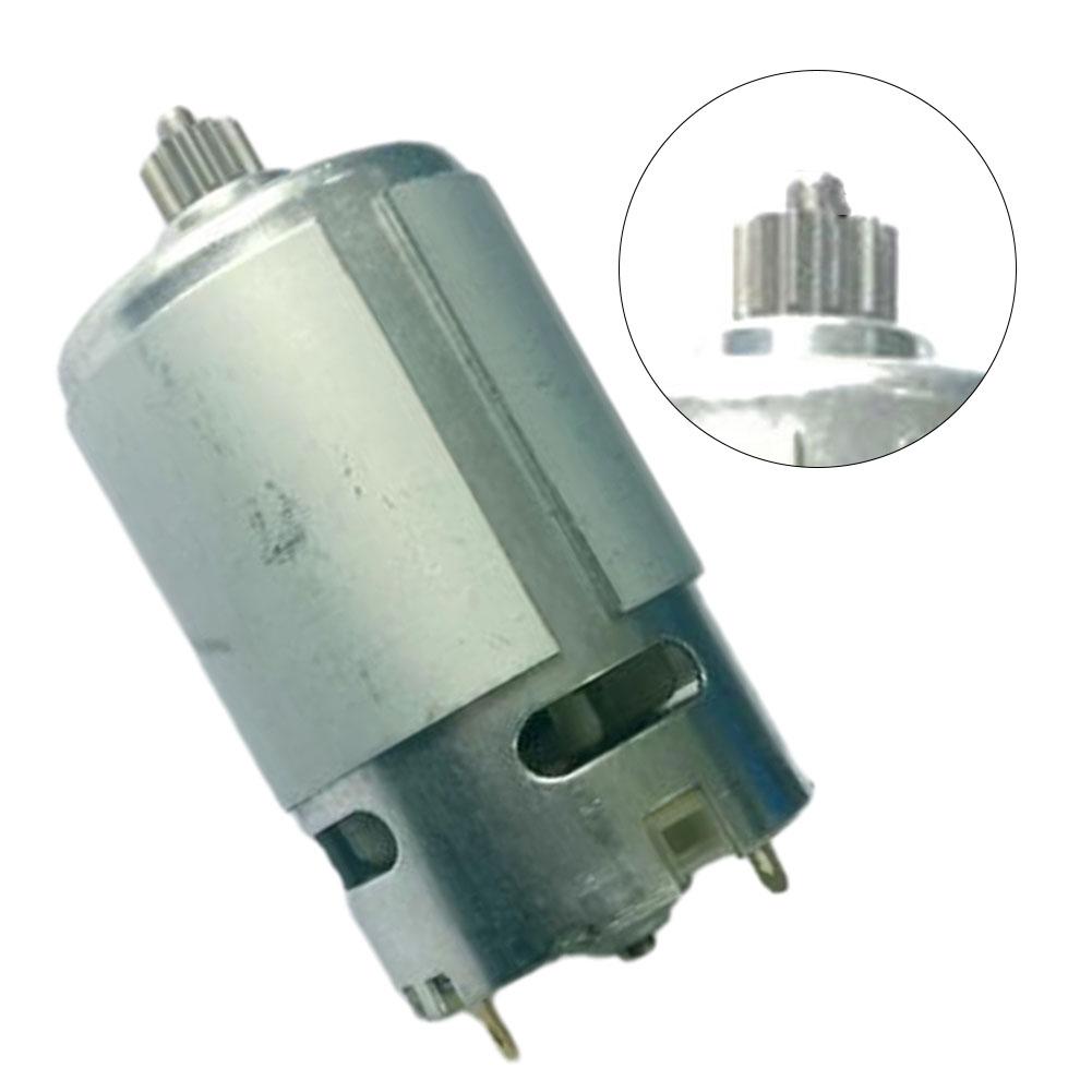 RS550 12V DC Motor With Two-Speed 12-Tooth Rotor 400-19500rpm High Torque Gear Box For Electric Drill Power Tools Motor Parts