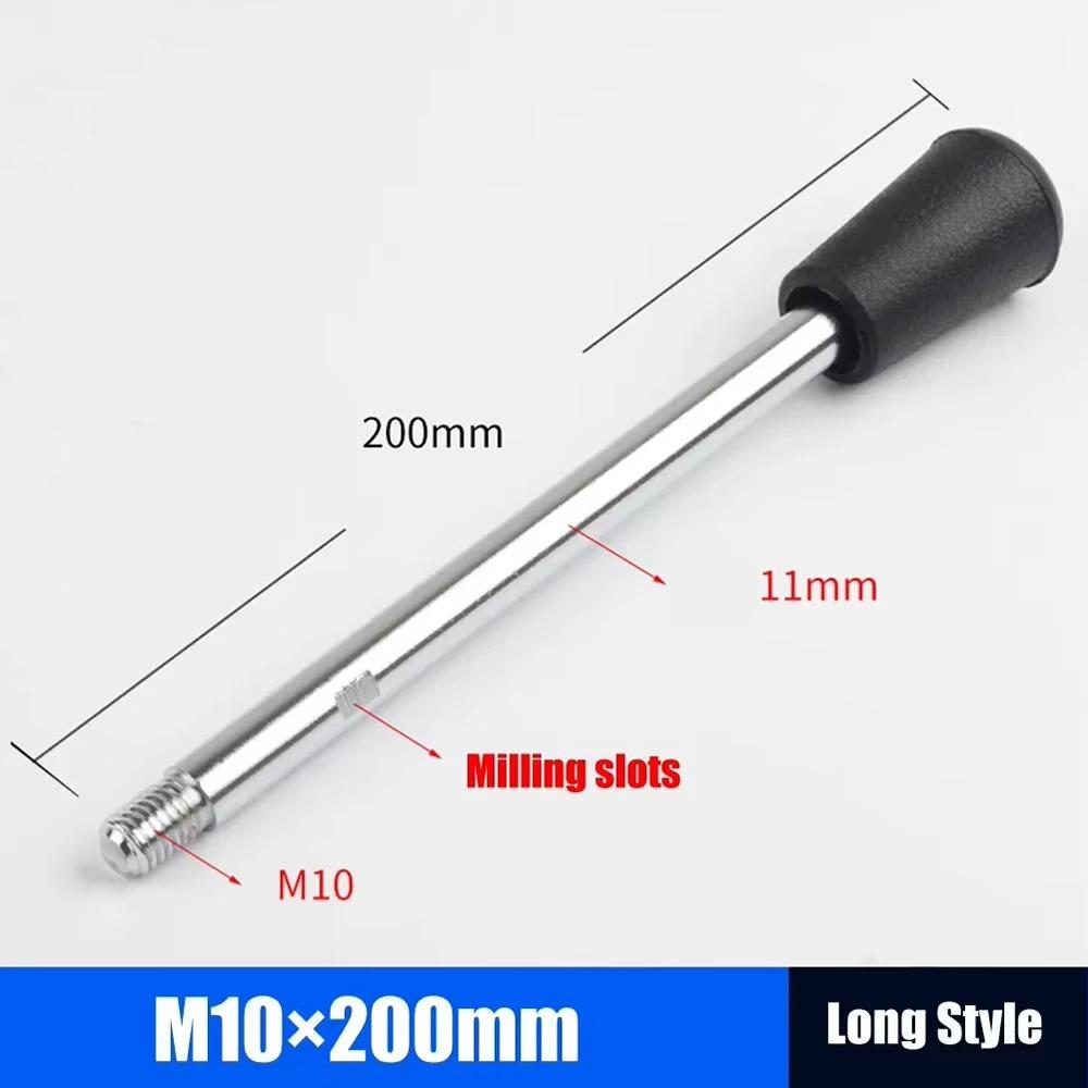 1Pcs Durable M6-M12 Handle Bar Bakelite Knob Long Grip Machine Work Rod Carbon Steel Fixed Bar Bench Drill Accessories