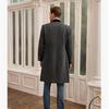 2024 European Plus Size Men's Woolen Coat - Casual Jacket for Stout Build