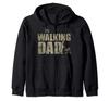 Walking Dad Funny New Dad Gift for Christmas, Father's Day, Zip-Up Hoodie