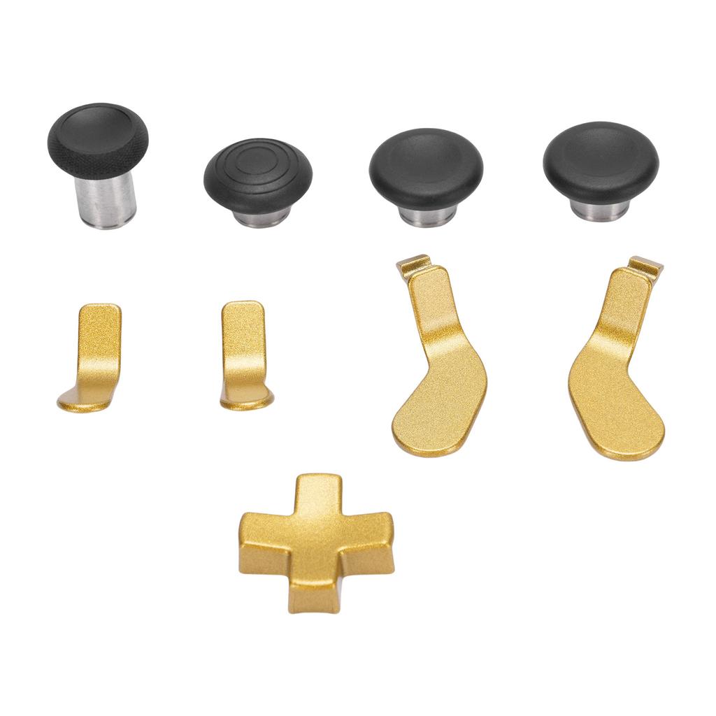Metal Thumbsticks Replacement for Controll S Ies 2 with 4 Replaceable Magnetic Joysticks 4 Paddles 1 D Pads Accessory Parts