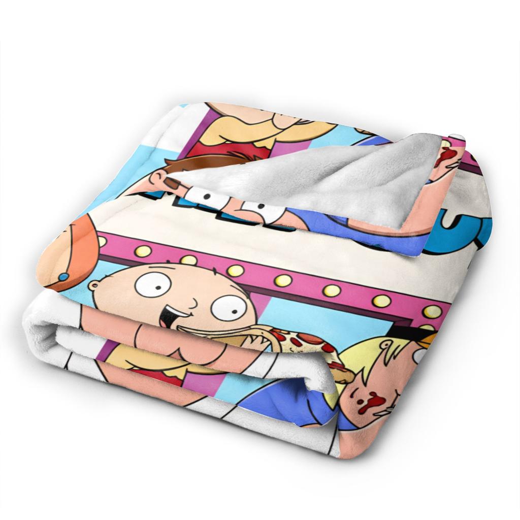 Rodiny Kreslený Peter Griffin Pánové Deku Super Měkká Zábavná Plyšová Přikrývka Na Cestování Kancelář Flanelová Přehoz Na Postel Pokrývka Postele