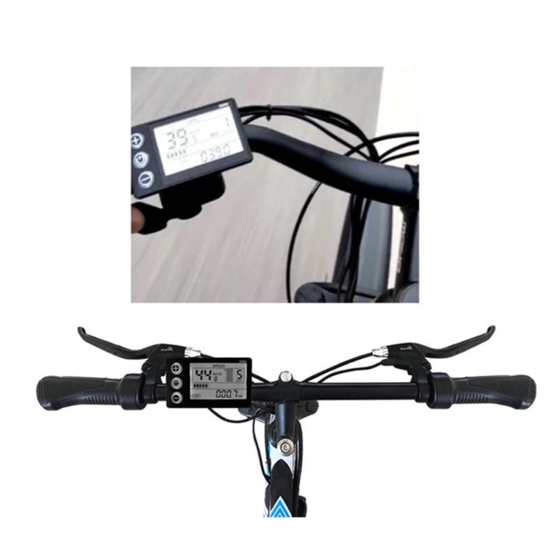 Electric Bike LCD Display Meter Waterproof Electric Scooters Panel Screen for Mountain Electric Bike Part