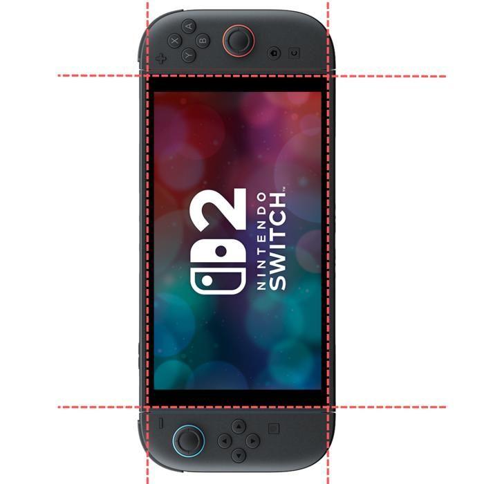 Tvrzené sklo - Phonillico® - Nintendo Switch 2 (2025) - Balení 2 kusů - Odolný proti poškrábání - Ochrana obrazovky