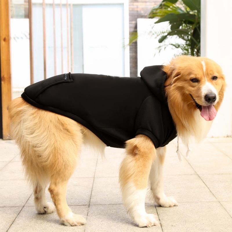 Winter Pet Dog Clothes Dogs Hoodies Fleece Warm Sweater Soft Pets Clothing Zipper Pocket Sweater Costume Coat Accessories XS-5XL