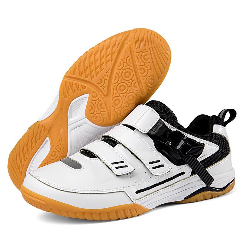 

New Couple Fashion Badminton Large Size Casual Outdoor Sports Tennis Table Tennis Shoes Velcro Sneakers 36