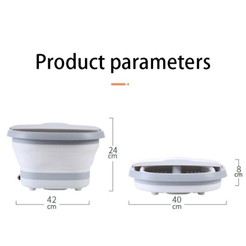 Full Automatic Heating Foot Spa Massager Electric Constant Temperature Foot Bath Tub Folding Foot Massage Bucket