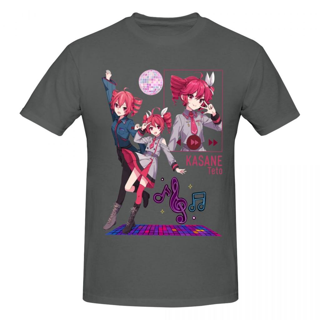 Unisex Kasane Teto Retro T Shirt Streetwear Cotton Crewneck T Shirts For Unisex