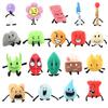 30 Style One Two Four X Six Battle For Dream Island Plush Toy Clock Button Waffle Ball Electric Fan Plushie Pillow Doll Kid Gift