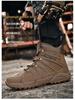 Plus Size Breathable Outdoor Military Boots - Wear-Resistant Hiking & Mountaineering Shoes