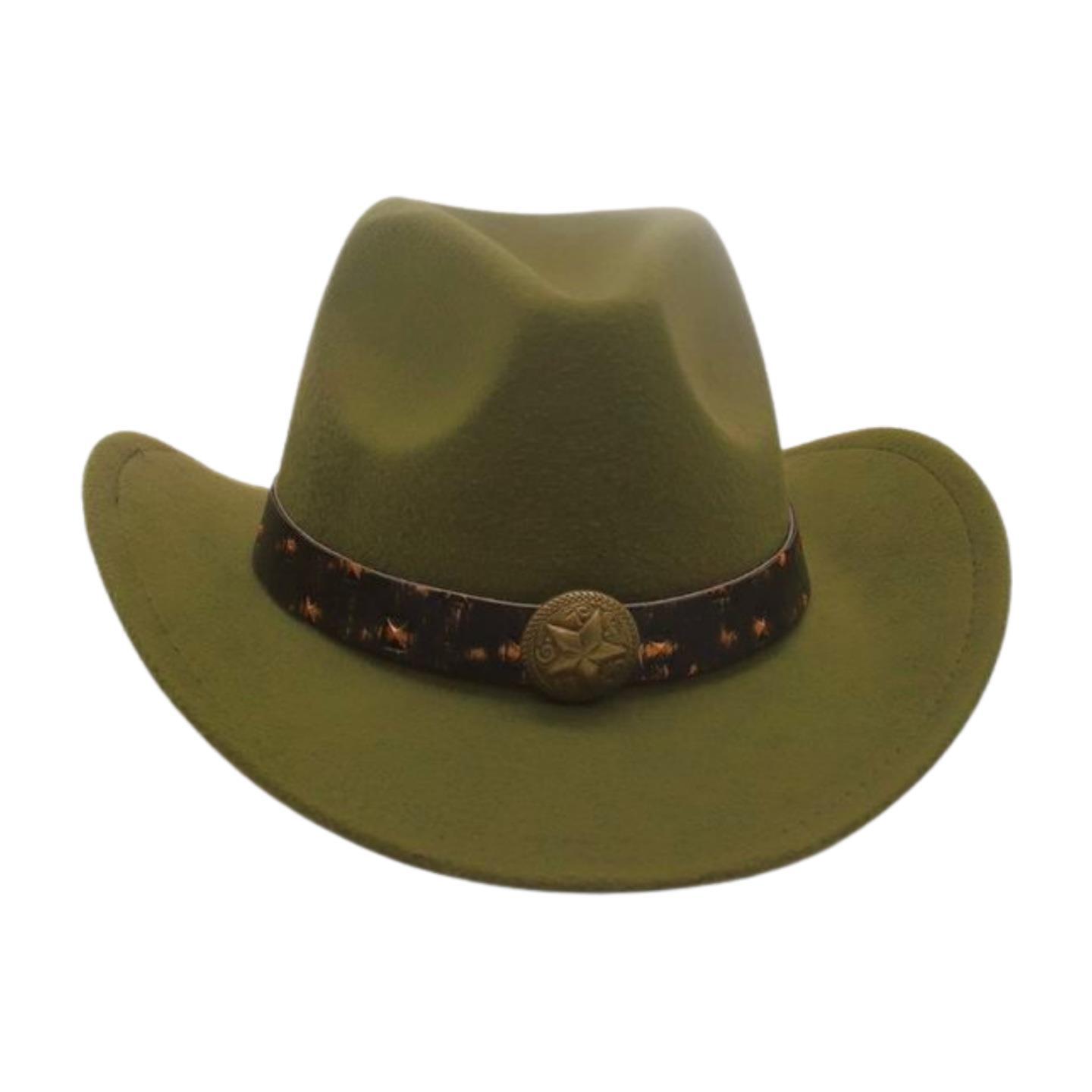 

Elegant High-End Sense Retro Round Pentagonal Belt Ethnic Style Tibetan Top Hat Wholesale European And American Jazz Hat adult one size fits all