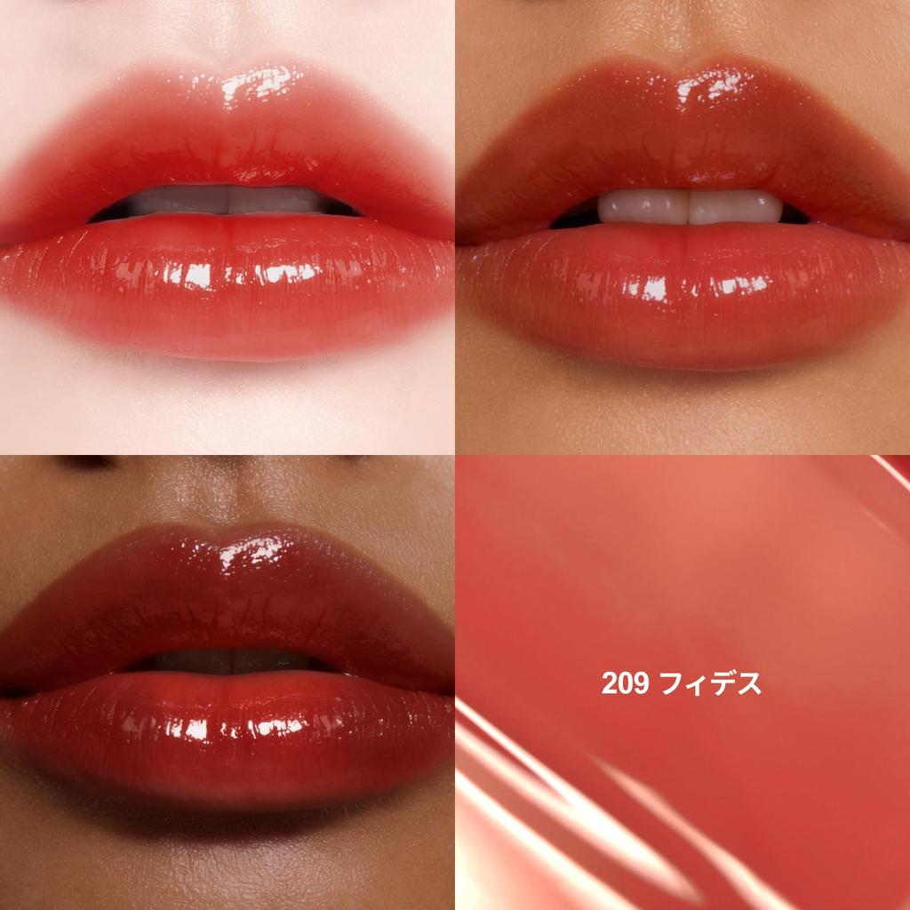 Blur Roy Lip Tint 209 Fides Fides Korean Cosmetics Glossy Lip Tint High Color Payoff Moisturizing Plump Finish Transparency Fresh Color Popular