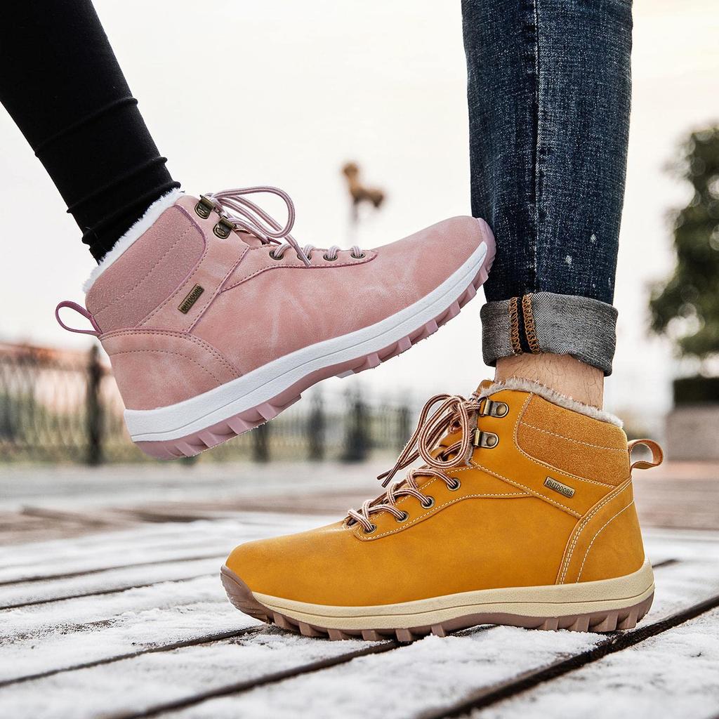 Mishansha Winter Snow Perfect for and Size Size 40 High-Cut Fleece-Lined Boots, Waterproof, Non-Slip, Unisex, Fishing, Hiking, Camping, Winter,