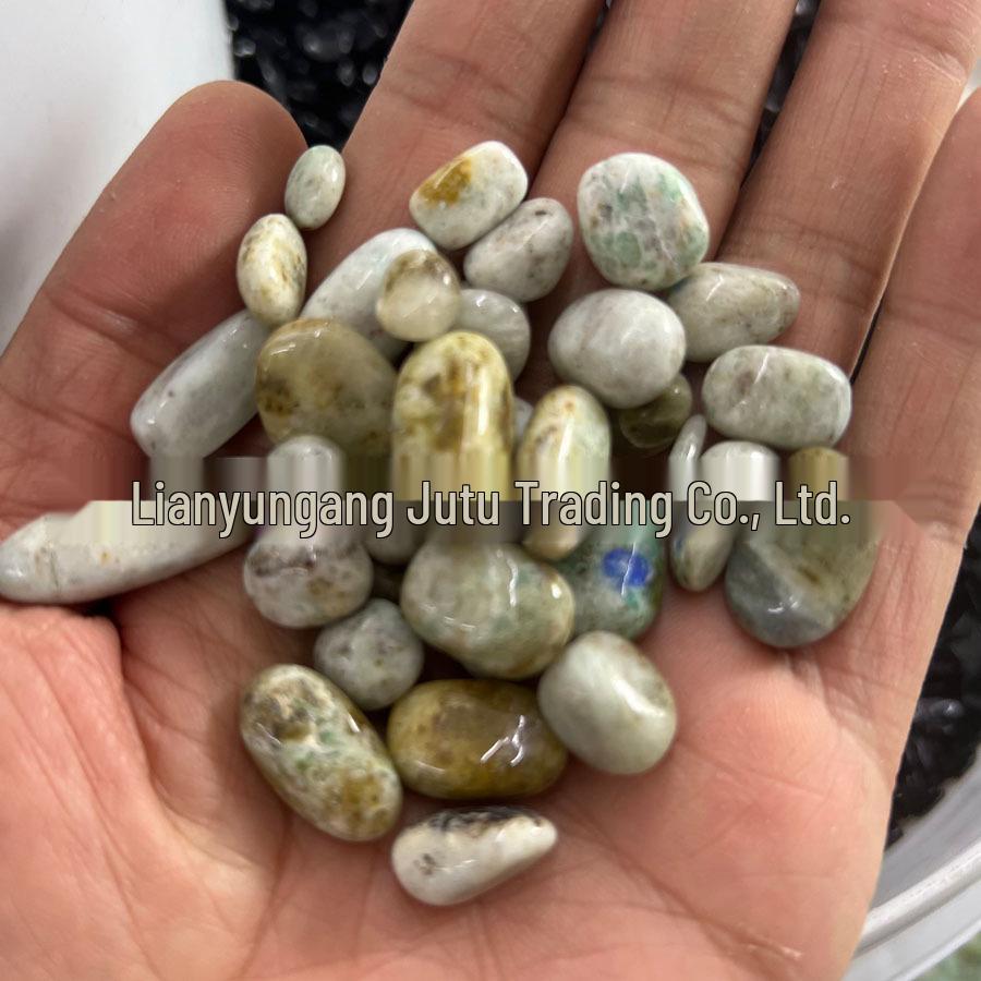 Natural Crystal Agate Jade Gemstone Ornaments for Bonsai or Fish Tanks (12-15mm)
