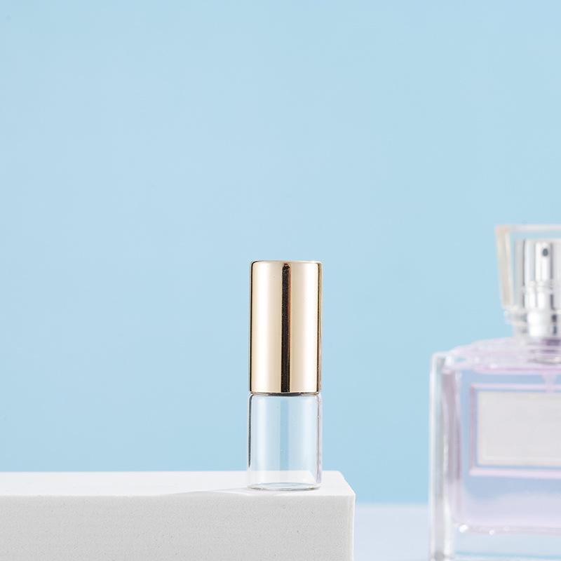 Transparent Glass Roller Bottles for Perfume and Essential Oils - 1ml, 2ml, 3ml, 5ml, 10ml