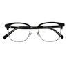 8643 Anti-Blue Light Semi-Rimless Business Eyeglasses for Men - Japanese & Korean Inspired Design