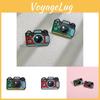 Unique Cartoon Camera Design Metal Enamel Pin Brooch For Stylish Clothing And Bags