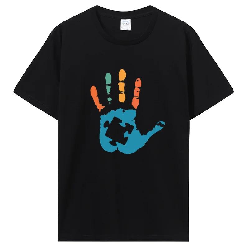 New Autism Awareness T Shirt Cotton Summer Mens T-shirt G...