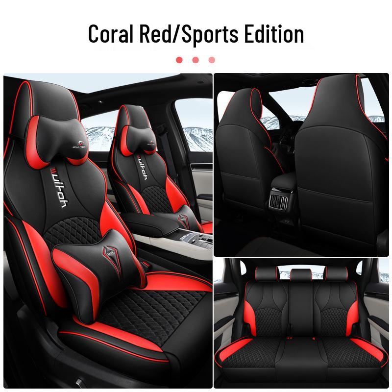 BYD Song PLUS Car Seat Cushion: Full Surround Mesh Cloth Cover, All-Season Use