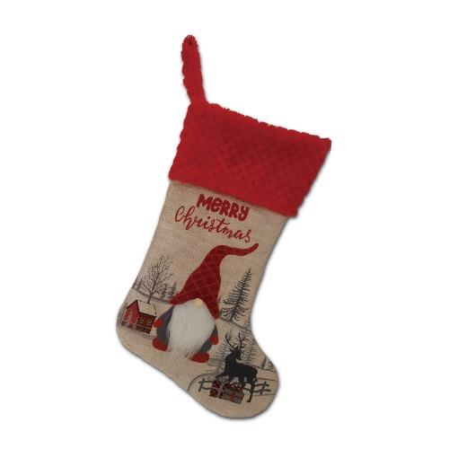 

Рождественские украшения для безликих кукол: Американский Санта-Клаус, рождественские чулки, елочные украшения и мешочки с конфетами 46*26cm