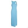 Casual Striped Sleeveless Maxi Dress for Women Girls