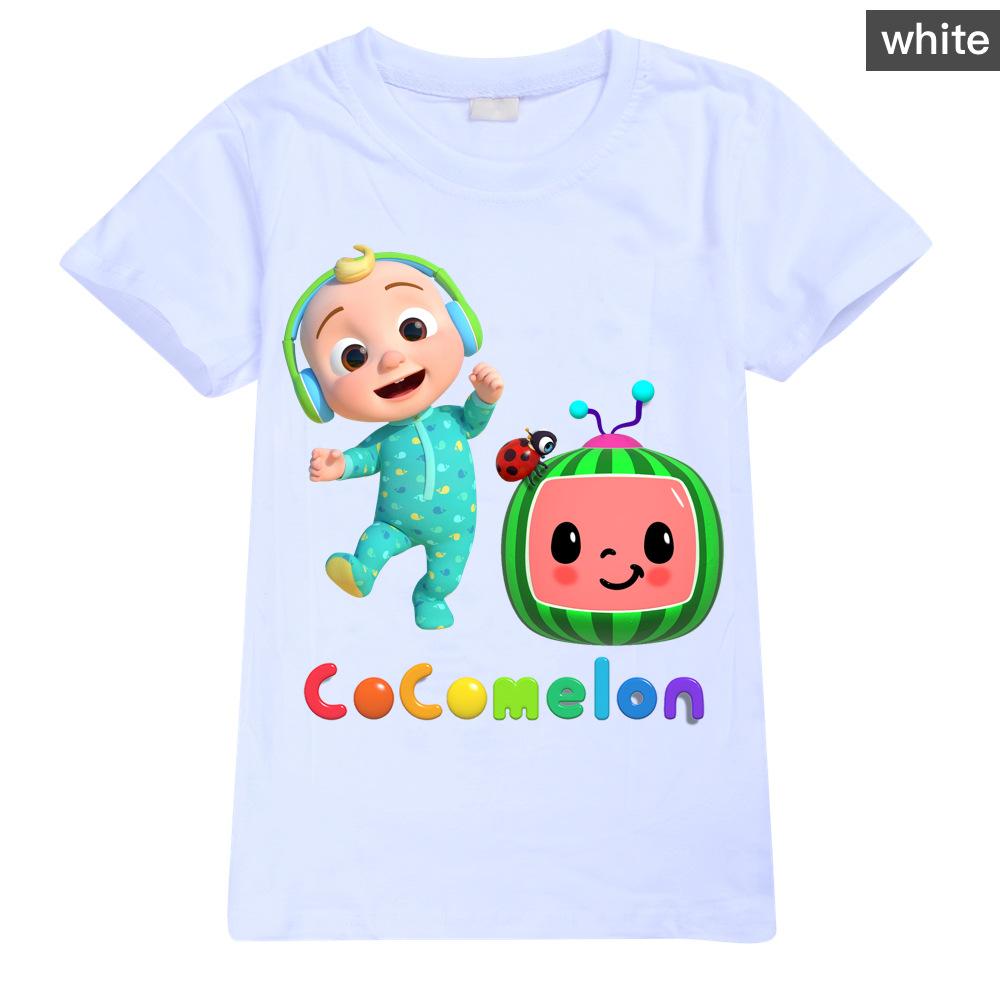 

Дитячі футболки з 3D-принтом Cocomelon Футболки для хлопчиків і дівчаток для малюків Футболки Harajuku Streetwear Літні дитячі футболки з мультфільмами аніме 150