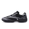 ECHAPPE Breathable Low Top Casual Shoes Men's Black Gray Silver F12M522146FBG