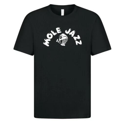 Mole Jazz Tričko 1113 Retro Label Obchodu s Deskami Londýn Tubby Hayes Art Pepper Saxofon